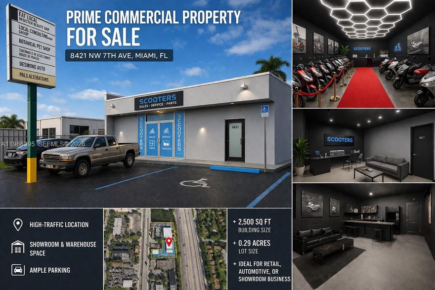 Turnkey dealer business opportunity in a prime high-traffic Miami location! Established operation with strong income potential and an existing customer base. Business is being sold with an active lease in place, including option to renew (no real estate included)—offering long-term stability and flexibility.
Ideal for owner-operators or investors seeking a low-entry opportunity with significant upside. Excellent visibility, consistent demand, and located in a rapidly growing market.
Rare chance to acquire a ready-to-operate dealership business without the high cost of purchasing property. Serious inquiries only.