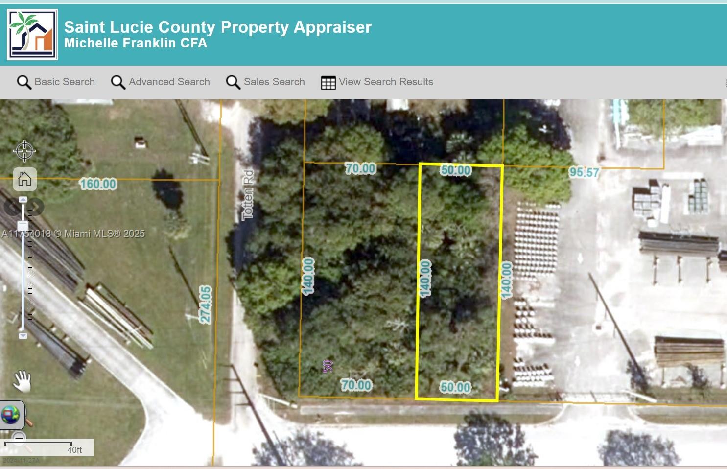 FOSTER'S SUBDIVISION - Land