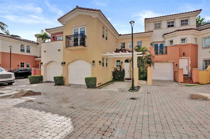 This beautiful two-story townhome offers 2,000 sq. ft. of living space with 3 bedrooms and 2.5 bathrooms. All bedrooms are located on the second floor, providing added privacy and separation from the main living areas. The home features a garage and an outdoor patio ideal for barbecues or relaxing outdoors.
Located in a gated community with a security guard, residents also enjoy access to a pool and a gym. The property is conveniently situated near Aventura Mall, as well as supermarkets and a variety of shops. Nestled in the highly desirable and safe Aventura area, it’s just minutes from the beach.