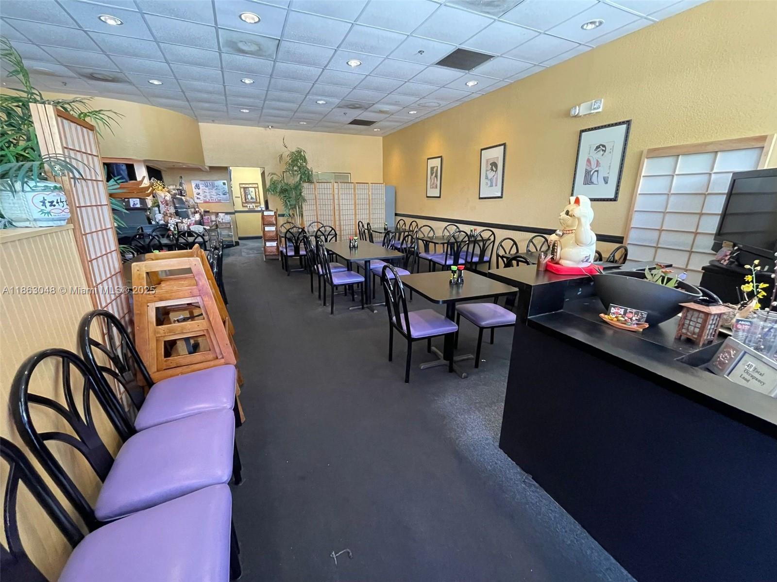 If you are looking to start a new venture -- Look no further! Amazing opportunity to own an Established Restaurant with lots of pedestrian & automobile traffic in a highly popular shopping center in Homestead! Nestled in the heart of Homestead, this Restaurant has been a cherished culinary destination for nearly 30 years. Sale Includes: Business, Furnishings, Inventory, Leases & more! Call Today to schedule an appointment! Please do not disturb the clients or employees!