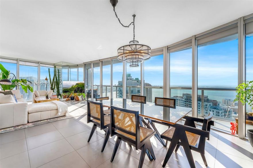 Introducing an exceptional 1,900 SQFT 3BD/2.5BA corner residence at Icon Brickell, offering beautiful water views from every corner of the home. Recently upgraded and fully furnished, the residence features a new custom kitchen, new interior doors, a new A/C system, and elevated modern finishes throughout. A rare turnkey opportunity, elegant, refined, and truly move-in ready.
Icon Brickell, designed by Philippe Starck, delivers an unmatched lifestyle with striking architecture, world-class amenities, and renowned on-site dining, including Cipriani and Cantina La Veinte. Perfectly situated just steps from Brickell City Centre, the location offers outstanding walkability and convenience.