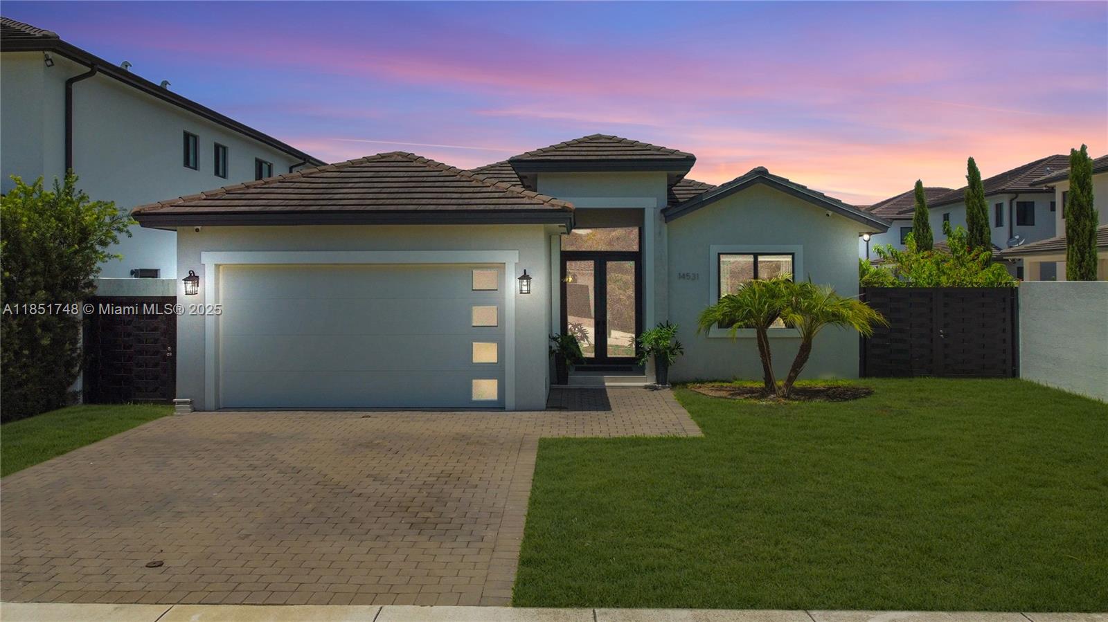Most Beautiful 1 Story Property 5 Bedrooms, 3 Baths, 2 Car garage. Split Open floor plan Custom Built Home. 24 X 48 Tiles Throughout. 4 ft X 8 ft Bathroom Tiles, Impact Windows and Doors. Stainless Steel Appliances, Quartz Counter tops, 4 ft X 8 ft Kitchen Island, High Volume Ceilings, Covered Terrace with Concrete wall. Fenced Yard, Surveillance Cameras, Alarm. Backyard Has a New Pool With Infinity Jacuzzi. Cantilevered Aluminum Pergola Custom Design That Allows more unobstructed area to walk freely.. Pergola Comes with Led Lighting, Backdrop Dekton Marble Slab With Tv. Sonos Surround Sound System. Lot Size (55 X 140 7800 Sqft) 5 ft one side and 10 ft on the other side, Aluminum Gates. Room for Boat, Rv and Work Trailer. Won’t Last Must Come See… No Association!