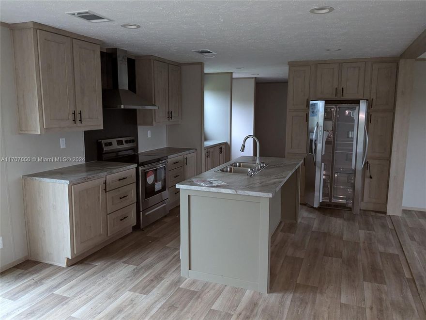 Brand new modular home constructed in Feb 2024. 4 bed 2 bath house with 1580 sq ft located on a private 1.25 acres lot. Ready for a family to move in and have their privacy. The Model is "The Expedition" features brand new stainless steel appliances, fridge with ice maker, dishwasher, range and stove top, beautiful flooring. Great for any family or investor to rent it right away. Property is easy to show please click on show assist.
