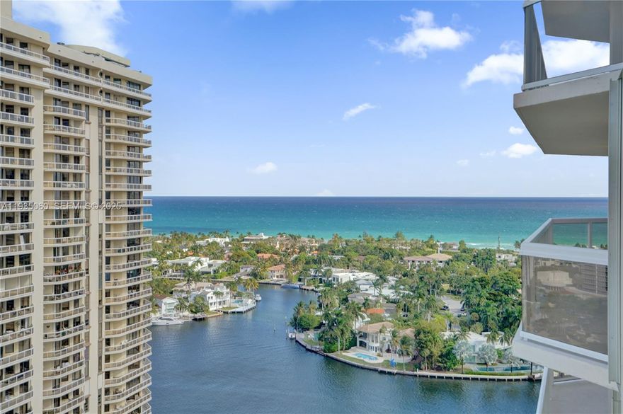Experience stunning sunset views overlooking the ocean, Intracoastal, Turnberry Golf Course, and a tranquil lake from this bright 2 BD / 2 BA residence with a desirable split floor plan at The Landmark in Aventura. Enjoy a remodeled kitchen featuring modern white cabinetry, stylish backsplash, sleek quartz countertops, stainless steel appliances, and a cozy breakfast nook. Tile flooring flows throughout the residence. Additional features include an in-unit washer and dryer.  An additional storage unit. Storm shutters and a private balcony perfect for relaxing after a long day.
The Landmark is a prestigious, beautifully maintained building offering peace of mind, having passed its 40-year recertification, with reserves in place and no new assessments. Residents enjoy resort-style amenities including a heated pool, Jacuzzi, tennis court, fitness center, sauna, business center, concierge, billiard room, 24-hour security, and valet service.
Ideally located in the heart of Aventura, just minutes from the beach, Aventura Mall, world-class dining, houses of worship, Sunny Isles Beach, top-rated schools, and the scenic walking path known as “The Circle.” Close to shopping, restaurants, and entertainment. Easy to show!