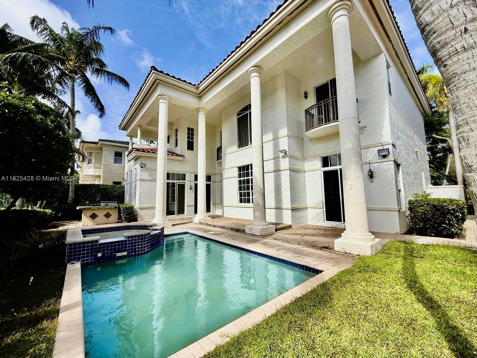 EXTREMELY UNIQUE WATERFRONT HOME IN HARBORSIDE ACROSS FROM THE 20 ACRE PARK AND COVERED PLAYGROUND. A BEAUTIFUL 5 BEDROOMS/5.5 BATH WITH A PRIVATE BOAT DOCK AND NO FIXED BRIDGES TO THE OCEAN. IN THIS QUIET NEIGHBORHOOD THE LAWN AND POOL IS MAINTAINED BY THE ASSOCIATION SO YOU CAN ENJOY THE AMENITIES LIKE A SPA, INCLUDING A TENNIS COURT AND A 20-ACRE PARK FOR A BEAUTIFUL WALK. HARBOR ISLANDS HAS 24 HOUR SECURITY.