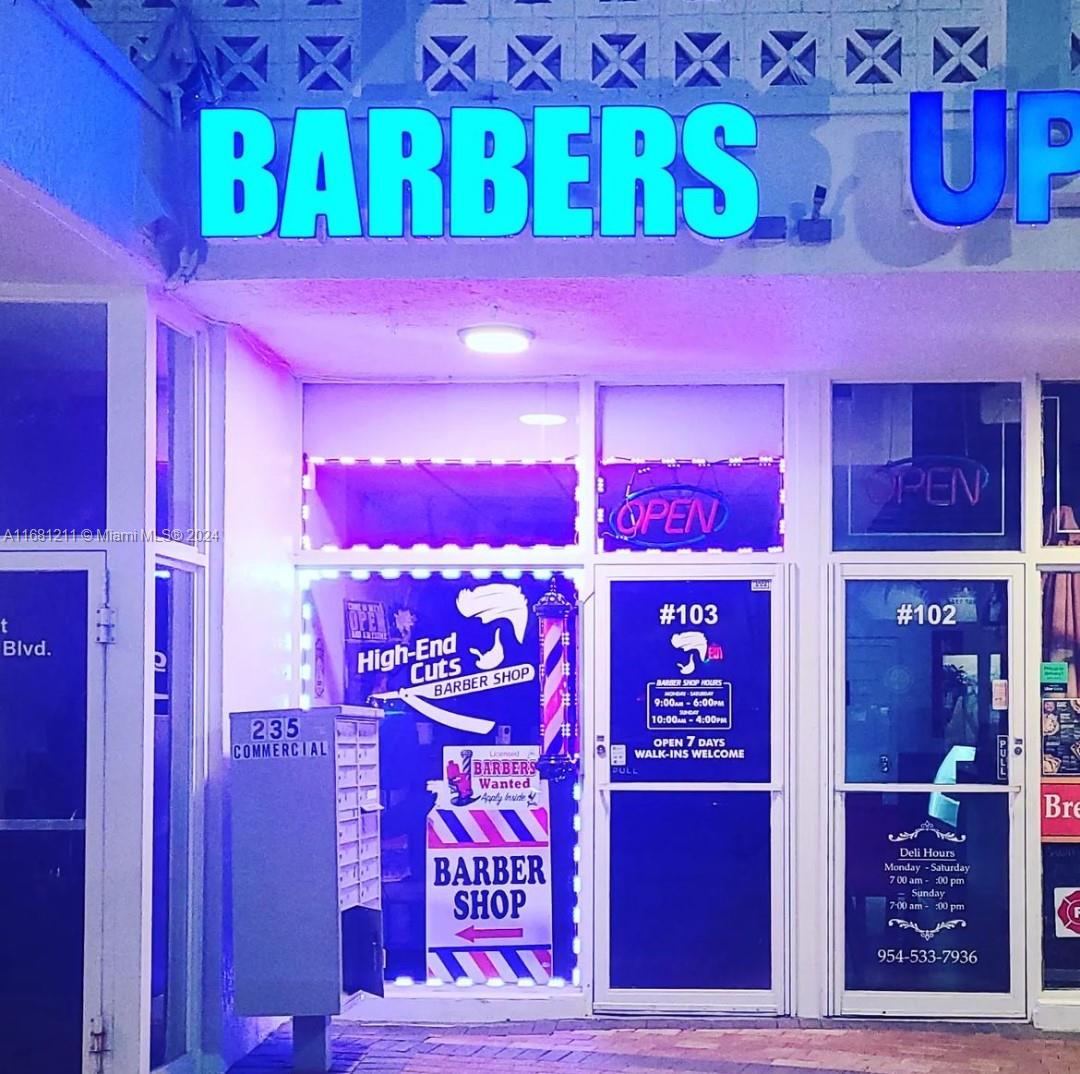 Well-established barbershop, located in Lauderdale by the Sea, great opportunity for investors or barbers looking to own a turnkey business.
•Fully Equipped
•Multiple Stations:
•Spacious Layout:
•Established Clientele
•Potential for Growth
This barbershop offers a complete, ready-to-operate setup, ideal for anyone looking to take advantage of the strong demand for grooming services in the Broward County area.
Low rent $2270