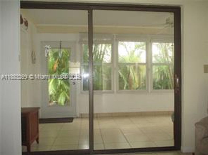 CLEAN & BRIGHT OPEN CONCEPT 2/2 VILLA FIRST FLOOR END UNIT, UPDATED WHITE KITCHEN WITH TILE FLOORING THROUGHOUT.  PRIVATE ENCLOSED PATIO OVERLOOKING A TROPICAL VIEW OF PALM TREES. AN ADDED OUTSIDE FEATURE INCLUDES A SHADY CONCRETE PLATFORM  SITTING AREA.  EXTRA STORAGE ROOM OFF THE PATIO, STACK-ABLE WASHER/DRYER, NEW ROOF 2/2025, & IMPACT WINDOWS WITH ASSIGNED CARPORT PARKING.
TWIN LAKES IS A ACTIVE 55+ PEACEFUL COMMUNITY & PET FRIENDLY.  AMENITIES INCLUDE HEATED POOL, BARBECUE AREA, EXERCISE ROOM, BILLIARDS, SAUNA, TENNIS/PICKLE BALL, LIBRARY & COMMUNITY ROOM FOR SOCIAL EVENTS.  TWO BEACHES WITHIN 10 MILES, I-95 ONLY 5 MILES & SO MUCH MORE.