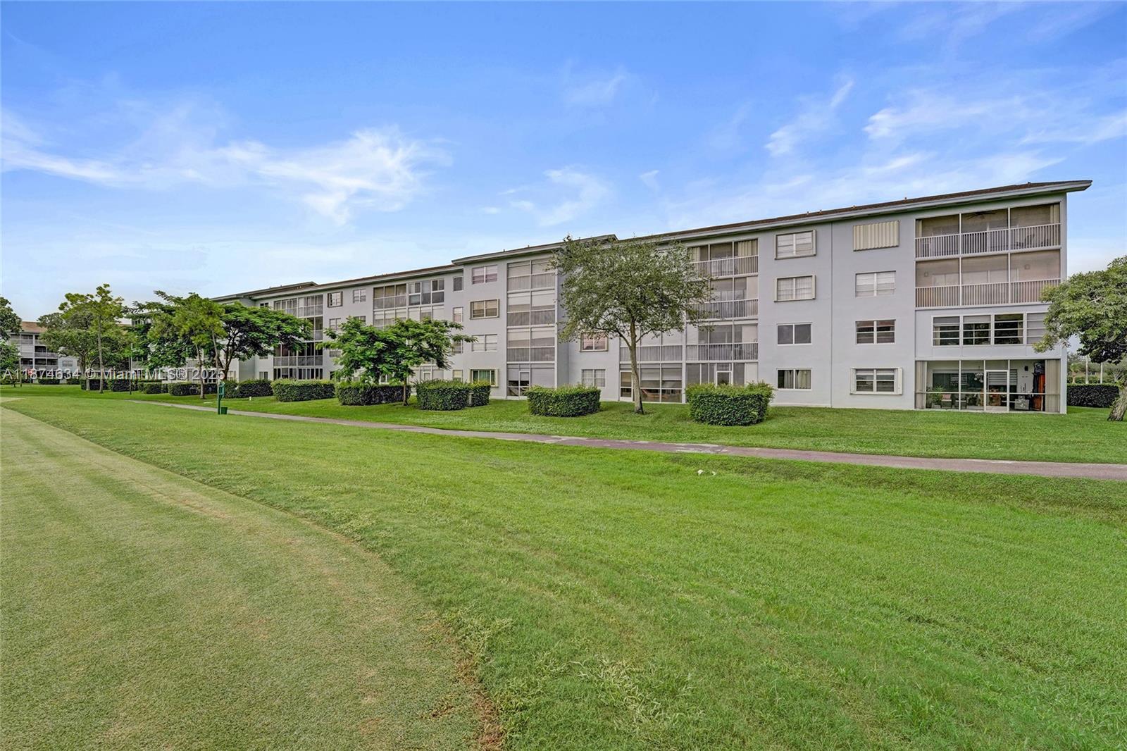 GREAT OPPORTUNITY TO OWN A RARELY AVAILABLE, LARGE CORNER UNIT WITH A VIEW OF THE GOLF COURSE! YOU'LL LOVE THE SPACIOUS FLOORPLAN & LARGE WINDOWS THAT MAKE EVERYTHING LIGHT & BRIGHT! NEWER WASHER/DRYER (2022), BRAND NEW AIR COMPRESSOR, NEW LAMINATE FLOORING THROUGHOUT! BOTH BEDROOMS HAVE A LARGE WALK-IN CLOSET! THIS IS A HUGE CONDO WITH MORE THAN 1,500 SQUARE FEET AND LIMITLESS POTENTIAL! YOU'LL LOVE THE CENTURY VILLAGE LIFESTYLE & AMENITIES WHICH INCLUDE, (TENNIS, PICKLEBALL, POOLS, GOLF COURSE, A WONDERFUL CAFE THAT EVEN DELIVERS TO YOUR CONDO, FITNESS CLASSES, SHUTTLE TRANSPORTATION TO NEARBY SHOPS & DR'S OFFICES) THE KITCHEN & BATHROOMS ARE ORIGINAL. MAKE THIS YOUR DREAM HOME!