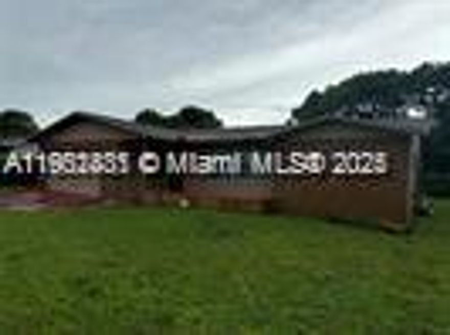 Beautiful 3/2 home with 2 car garage in Lauderhill centrally located to major highways this home as newer roof, new windows, new garage doors with opener. new dishwasher has split bedroom plan as large family room patio with a nice large fenced backyard.