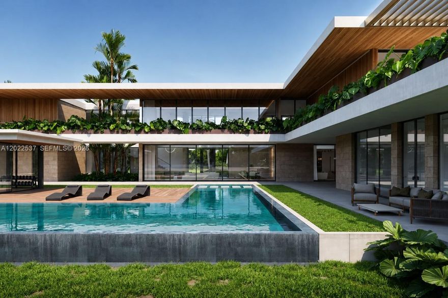 Discover an unparalleled opportunity to create a world-class private estate within the exclusive fly-in community of Lindbergh’s Landing in southern Miami-Dade County. Situated on 5 sprawling acres surrounded by luxury estates and natural beauty, this proposed ultra-luxury retreat offers the perfect balance of privacy, tranquility, and accessibility for those seeking an escape from the fast pace of Miami. 

The custom-designed residence is envisioned with approximately 10,649 SF of living area featuring 8 bedrooms, 10 bathrooms, dramatic living spaces, a private cinema, state-of-the-art gym, sauna, and an expansive 8-car garage ideal for luxury, classic and exotic car collections. Resort-style outdoor amenities include a spectacular pool and spa area designed for entertaining, relaxation, and wellness-inspired living.

Lindbergh’s Landing is one of South Florida’s rare private aviation communities, allowing owners to arrive via the community’s private runway for small aircraft or land a helicopter directly on-site. The expansive grounds also offer endless possibilities for customization, including a private airplane hangar, helicopter pad, horse stables, guest house, wellness retreat spaces, or additional recreational amenities.

Whether envisioned as a secluded family compound, executive retreat, or one-of-a-kind aviation estate, this is a rare opportunity to build a legacy property centered around luxury, privacy, and freedom.