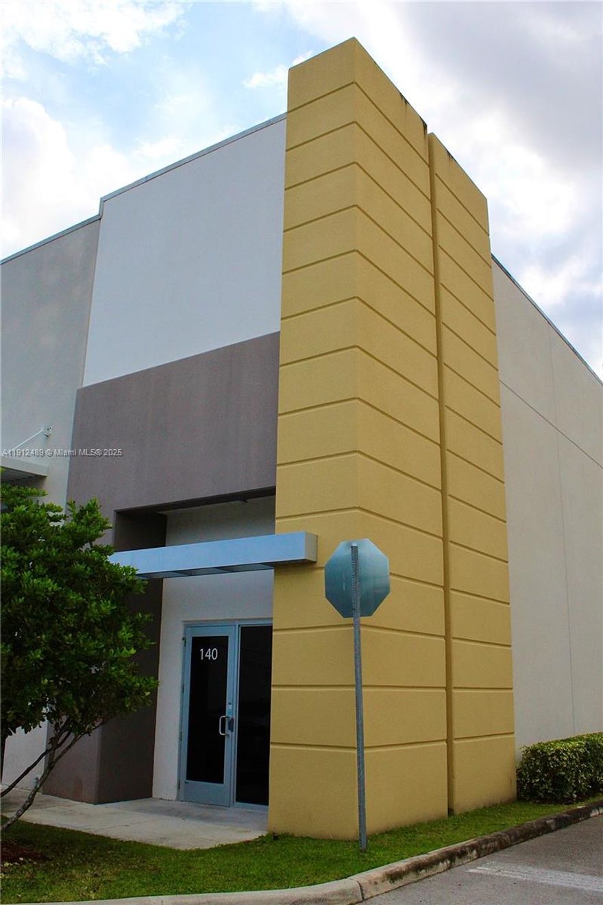 Versatile warehouse-office condo located in Miami’s Dolphin Park of Commerce III. Offering approximately ±1250 SF with high ceilings and ample truck access, this space is ideal for storage, distribution, or light industrial use. Positioned near major highways and commercial centers, it provides excellent functionality and convenience for owner-users or expanding businesses. Racks may be included with the sale.