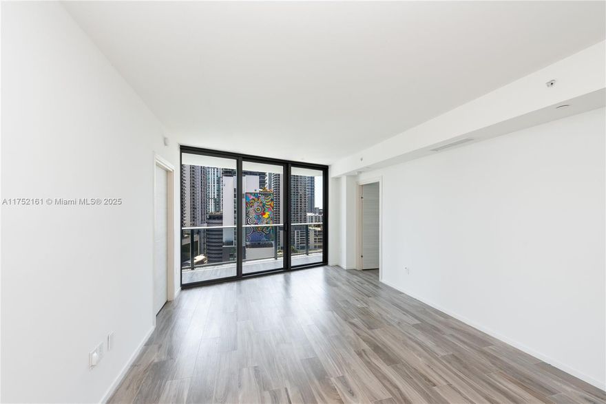 WIDE OPEN VIEWS TO THE CITY & POOL AREA. 2 BEDROOMS, 2 BATHS + DEN WITH HALF BATH. NEW BUILDING WITH THE BEST AMENITIES AND HOTEL SERVICE. TENIS COURT. 2 POOLS WITH DECK AND BAR. YOGA AREA. KIDS PLAYGROUND. SPA. STATE OF THE ART TECHNO GYM EQUIPMENT. The unit is currently leased at $5,500 per month until July 24, 2025.