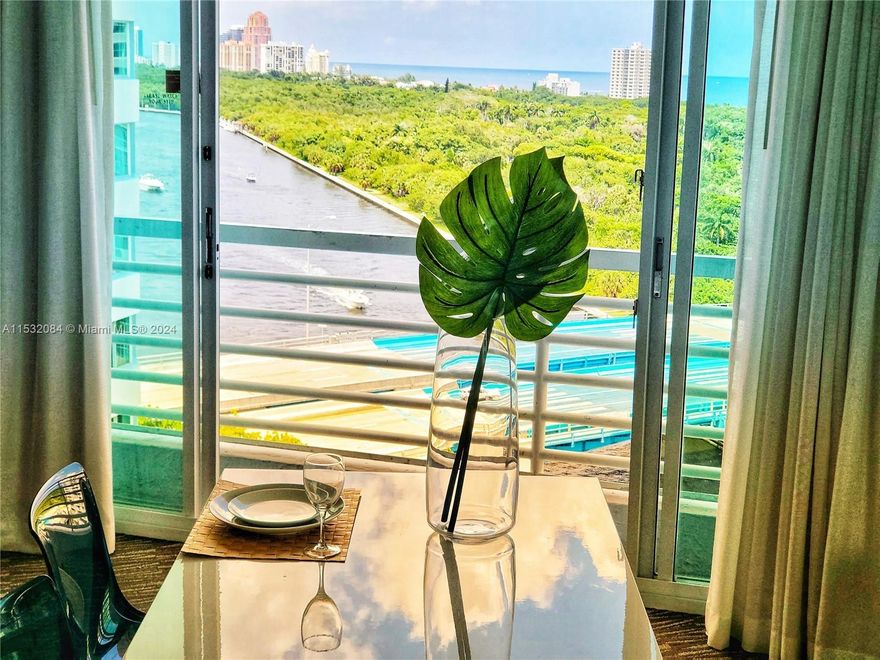 Waterfront 1bed/1bath condo steps away from Fort Lauderdale Beach, 5 star restaurants and the Galleria Mall! Unit comes fully furnished and with a fully equipped granite counter top kitchen. Unit 1201 boasts some of the best views in the building and the Fort Lauderdale Beach area, enjoy near panoramic views of the Intracoastal Waterway and the blue waters of the Atlantic Ocean. This  unit in the building's rental program can be utilized to bring in revenue while you aren't staying.  8 months of rental perfomance reports available if requested, The unit will be out of the hotel program from April 2025 .The . Owners and guests alike can enjoy the waterfront lounging area, watercraft rentals, and the Water Taxi pickup.