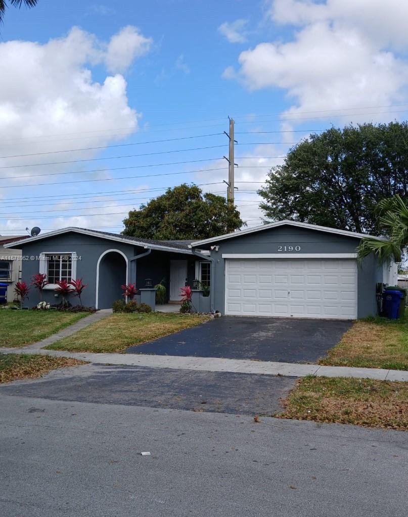 2190 Nw 91st Ter Ter, Pembroke Pines, Miami-Dade County, Florida - 4 Bedrooms  
2 Bathrooms - 