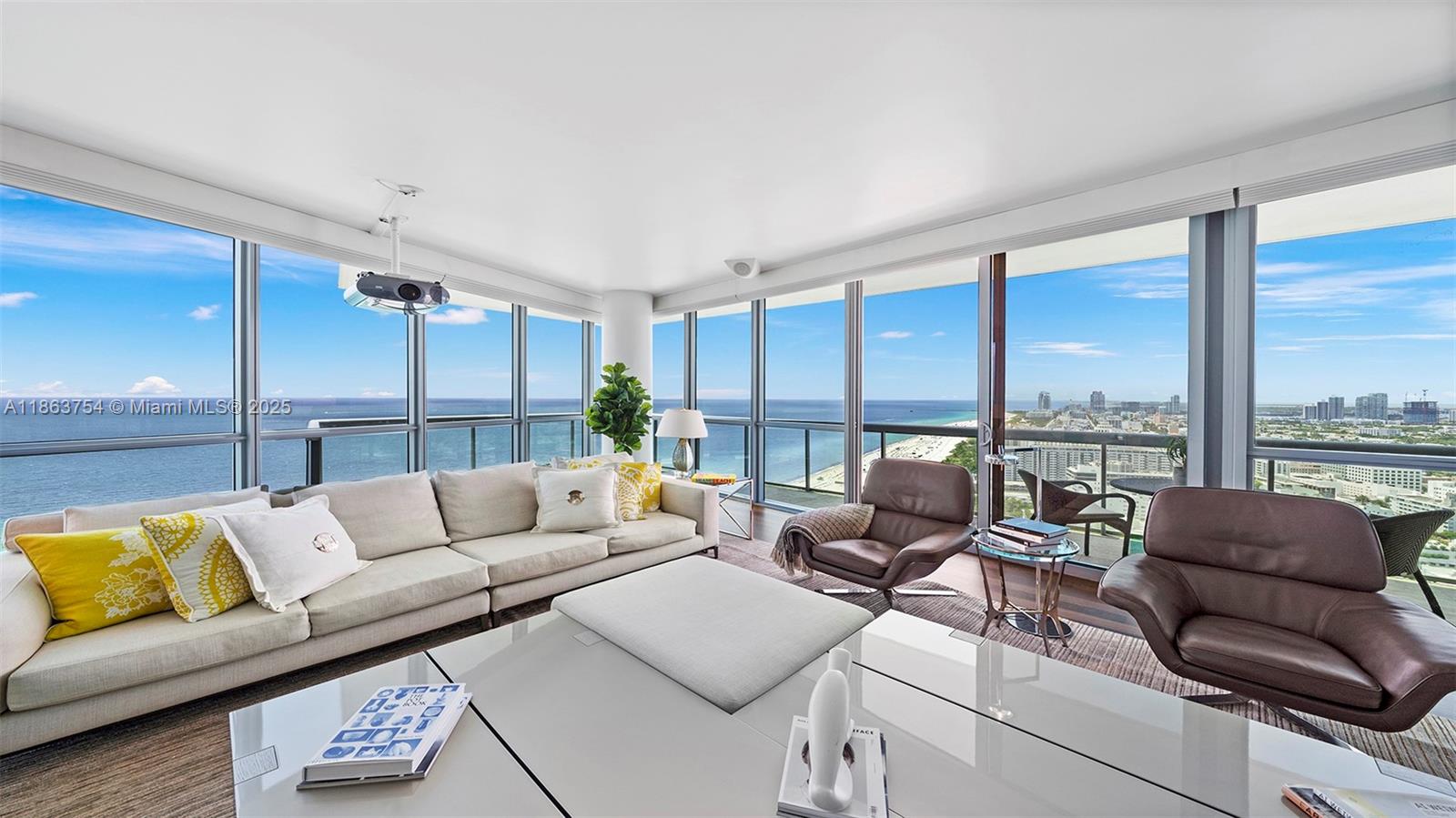 Experience unparalleled luxury in this fully renovated 3-bedroom, 3-bathroom penthouse at The Setai, one of the most desirable addresses in Miami Beach. Featuring elegant all-wood floors throughout and top-of-the-line Gaggenau appliances, this residence blends sleek design with modern functionality. Floor-to-ceiling windows capture breathtaking direct ocean views, filling the interiors with natural light and highlighting the beauty of oceanfront living. Every detail has been thoughtfully curated to create a seamless balance of comfort, sophistication, and timeless elegance. At the iconic Setai, residents enjoy world-class amenities, including five-star concierge service, three oceanfront pools, a renowned spa, and award-winning dining—all in the vibrant heart of South Beach.