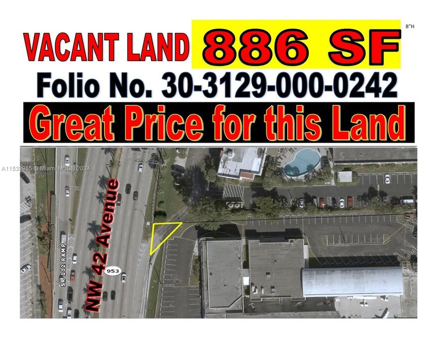 LOCATION • EXPOSURE • OPPORTUNITY

Prime Land for Sale — Only $118,000
Approx. 886 SF • Strategic Frontage • High Traffic Visibility

Take advantage of this rare opportunity to acquire a well-located vacant commercial lot with exceptional exposure to thousands of vehicles passing daily. Ideal for future development or investment, in a highly desirable and growing area.

Key Highlights:
Outstanding visibility and exposure
Direct street frontage
Affordable purchase price
Long-term hold
Unlock the potential of this unique property at a price that’s hard to beat!