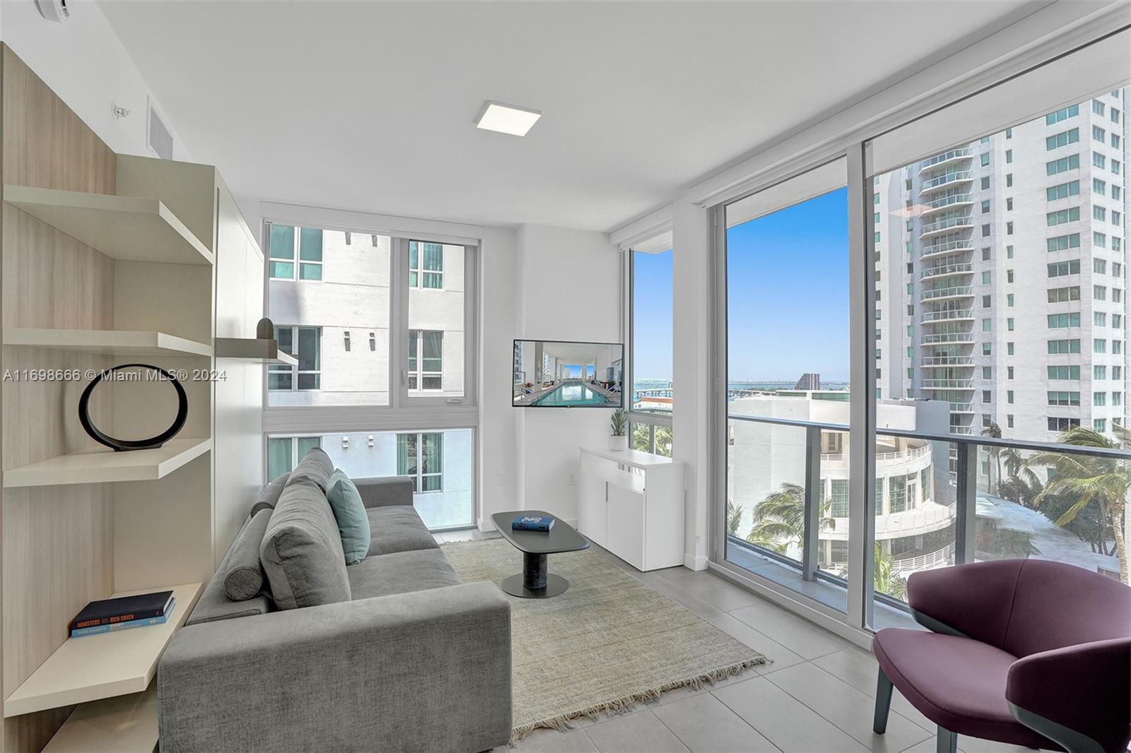 Step into comfort and convenience with this fully furnished 1-bedroom, 1-bath unit at YotelPad in downtown Miami! This sleek and modern space is move-in ready, featuring stylish furniture, a well-appointed kitchen, and an efficient layout. Located in a vibrant area, the building offers top-notch amenities such as a rooftop pool, fitness center, 24-hour concierge, and co-working spaces. Walking distance to Bayside Marketplace, dining, and entertainment, this unit is perfect for professionals or anyone looking to enjoy the best of Miami living.