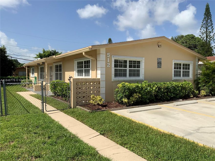 Proudly owned for over 30 years by a homeowner who deeply believed in the power of homeownership—living in one unit while renting the other to help offset expenses. This well-maintained duplex shows true pride of ownership inside and out, with a newer roof (warranty transferable) and strong curb appeal. Nestled on a quiet street, it’s perfect as a primary residence, starter home, or income-producing investment. Eligible for FHA and Conventional financing (as low as 3% down), with potential access to first-time homebuyer programs through the City of Hallandale Beach, Broward County, the Urban League, and Florida Housing Finance Corporation—subject to availability. A rare opportunity to secure a piece of South Florida real estate with built-in rental income. Don’t miss this one!