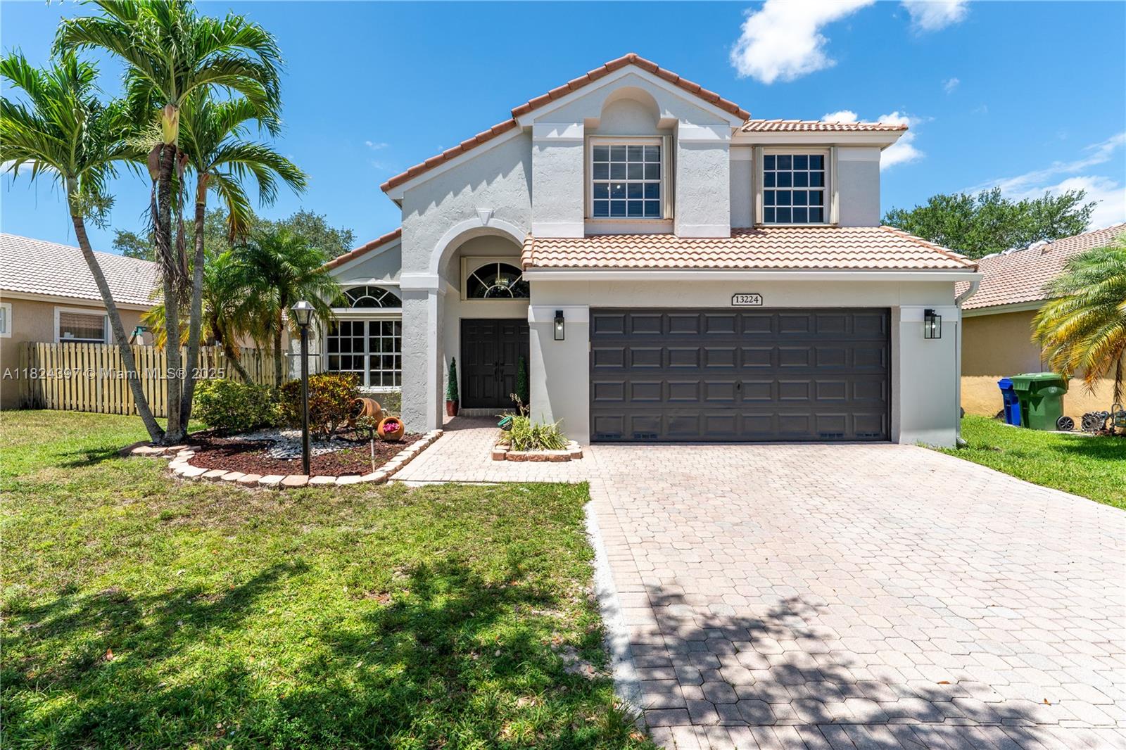 WELCOME TO THIS POPULAR MALIBU MODEL IN THE HIGHLY DESIRABLE GATED COMMUNITY OF PEMBROKE FALLS * THIS 4 BEDROOM, 2.5 BATHROOM HOME FEATURES FRESHLY PAINTED INTERIOR AND EXTERIOR WITH TILE AND LAMINATE FLOORING THROUGHOUT* THE OPEN-CONCEPT KITCHEN FEATURES WOOD CABINETRY AND GRANITE COUNTERTOPS, MAKING MEAL PREP & ENTERTAINING A BREEZE * A CONVENIENT HALF BATHROOM ON THE FIRST FLOOR IS PERFECT FOR GUESTS. ACCORDION SHUTTERS PROVIDE ADDED PEACE OF MIND * STEP OUTSIDE TO A SPACIOUS BACKYARD WITH AN UPGRADED COVERED PATIO & PLENTY OF ROOM TO ADD A POOL. ENJOY RESORT-STYLE LIVING WITH COMMUNITY AMENITIES INCLUDING A POOL, GYM, TENNIS COURTS, AND MORE! HOA COVERS CABLE, HIGH-SPEED FIBER INTERNET, ADT SECURITY, AND ACCESS TO NATURAL GAS. THIS IS COMFORTABLE, CONVENIENT LIVING IN A PRIME LOCATION!