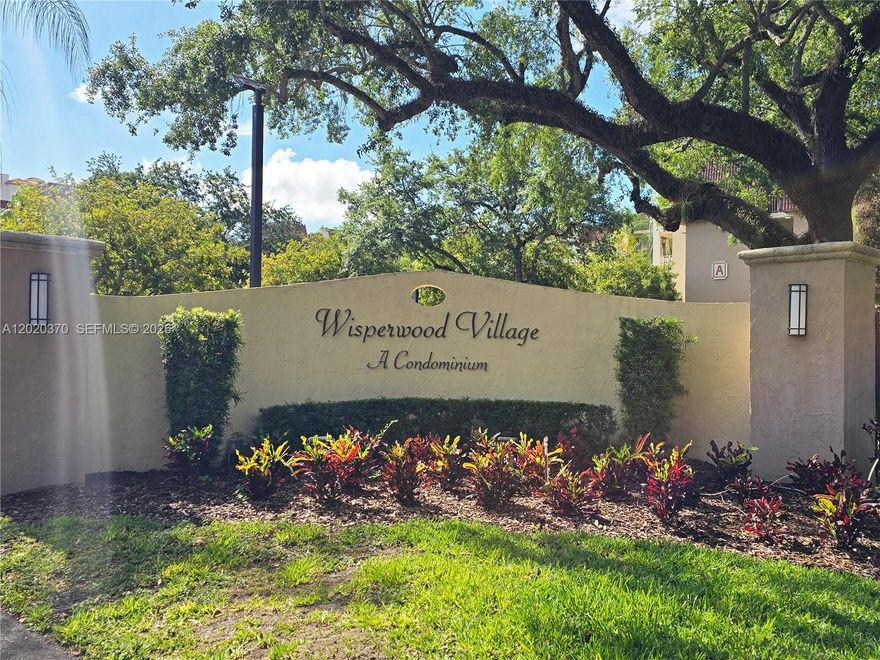 Highly sought-after 1/1 unit in the well-maintained Wisperwood Village Condo. Surrounded by single-family homes and lush greenery, the complex offers a peaceful atmosphere. The unit features a spacious balcony and a master bedroom that includes a large walk-in closet. Excellent location—right behind Baptist Hospital, shops, restaurants, Dadeland Mall, the Palmetto Expressway, and the Turnpike. Amenities include a gym, tennis courts, pool, spa, and hot tub. Investor-friendly—can be rented immediately. No age restrictions. Pets allowed (up to 30 lbs). Corner unit with only one adjacent neighbor. HOA has reserves and an on-site management office.