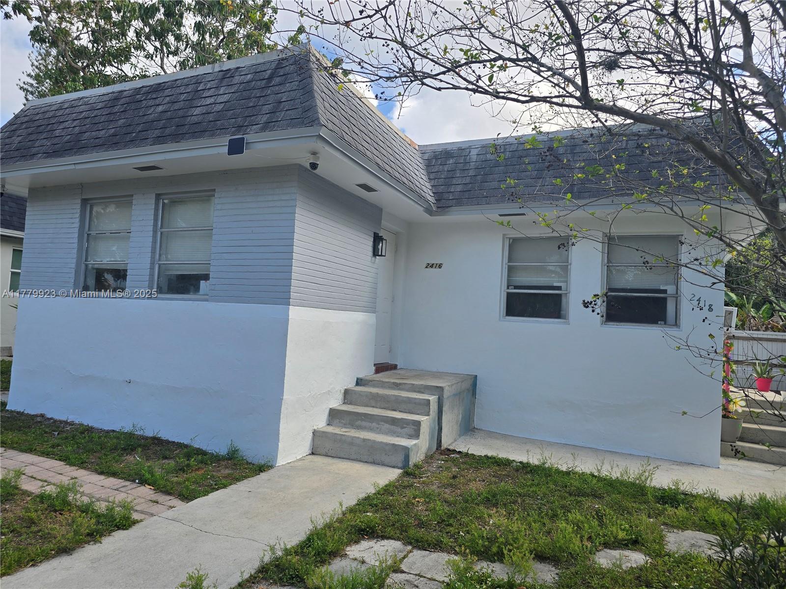 Turnkey duplex with strong rental appeal—both units are fully occupied. Each unit is a 1 bed, 1 bath with separate electric meters, making utilities easy to manage. The property has been completely renovated inside and freshly painted outside. Sits on a large lot with a storage shed and room for future value-add opportunities. By appointment only.