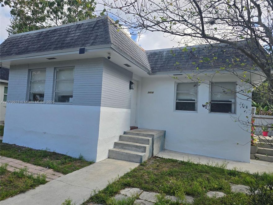 Turnkey duplex with strong rental appeal—both units are fully occupied. Each unit is a 1 bed, 1 bath with separate electric meters, making utilities easy to manage. The property has been completely renovated inside and freshly painted outside. Sits on a large lot with a storage shed and room for future value-add opportunities. By appointment only.