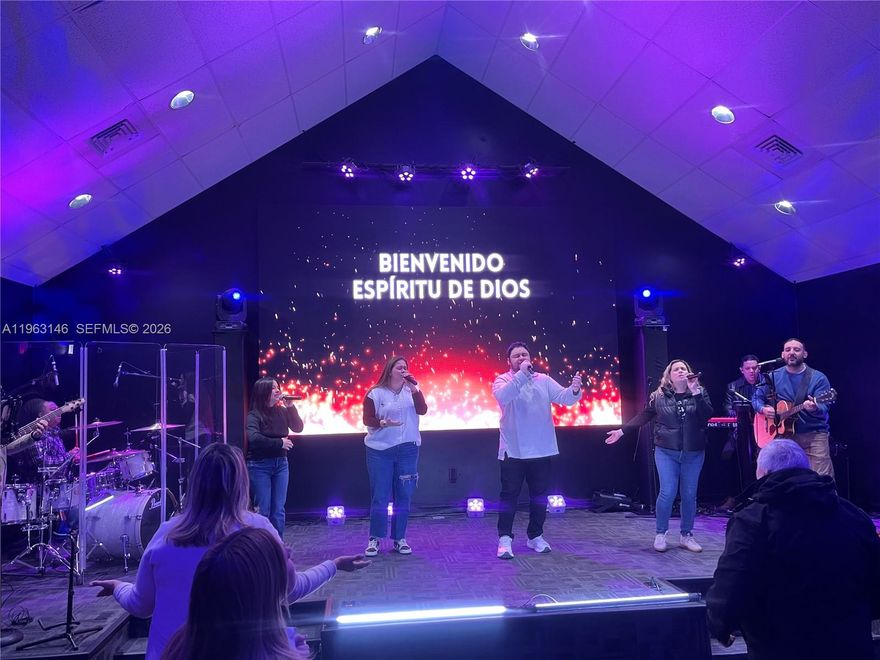Life/Vida Church (Assembly of God) in Pembroke Pines near US 27 road wants to offer you the opportunity to start/expand your ministry according to your calling. If you have considered renting or sub leasing a warehouse/store front, you have arrived at the right place. We are excited to welcome you as one of our own business partners and help you grow in the kingdom. This facility is fully equipped/licensed featuring 5 offices including his/her bathrooms, cafeteria area, lobby, hallways and the main temple to host your services Saturdays/Sundays or any other day of the week depending upon availability for up to 150 people. Plenty parking for up to 50+ cars. Contact us for further inquiries such as times, days and terms and conditions. Happy day!