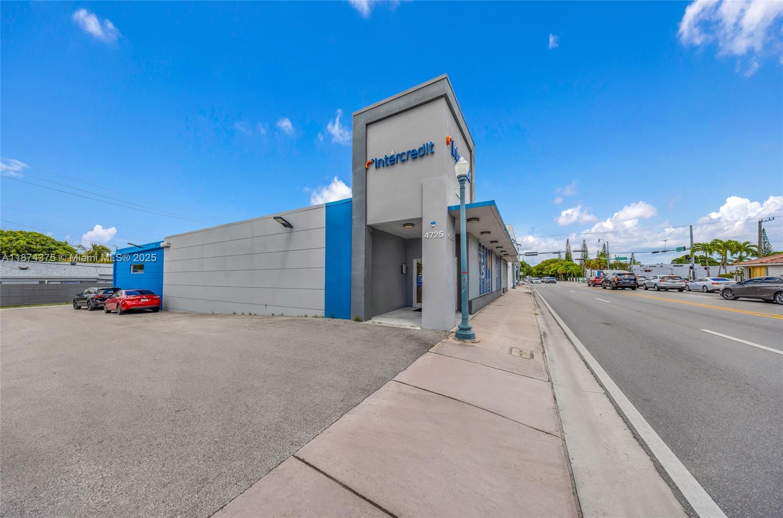 4725 SW 8th Street offers a 4,900 SF fully renovated corner retail/office building situated on an 8,000 SF lot with over 15 dedicated parking spaces. Formerly home to Intercredit Bank, this high-visibility property features impact windows and doors, a welcoming lobby, 5+ private offices, a large conference room, and modern finishes throughout.
Located along one of Miami’s busiest corridors, Calle Ocho, with 38,500 vehicles passing daily, the property provides unmatched exposure and accessibility. The flexible layout supports a wide range of uses, including office, medical, retail, banking, surgery center, or law office.