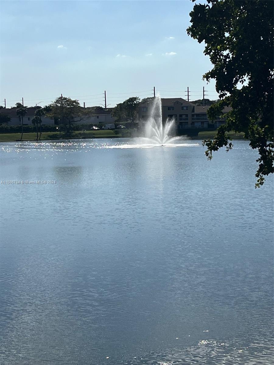One bedroom unit with a beautiful lakeview in a gated community, hardwood floor, washer and dryer inside the unit. Close to I95 and the Turnpike.