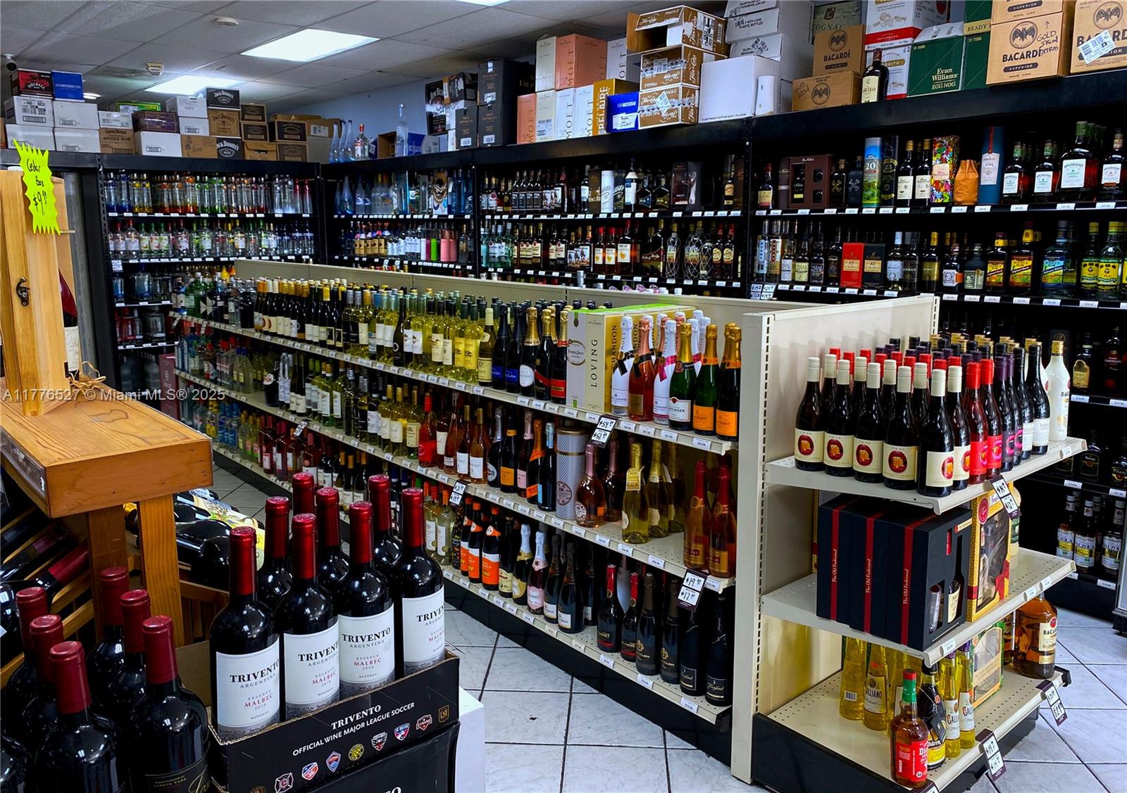Perfect location on US1 and 160th Street. This street is the main entrance to a large neighborhood. This is the only liquor store at that entry. This business has been in the area for more than 20 years and 10 years under our manangment. Also posseses a very-well-designed WEBSITE in which there is a lot of room for increasing sales all around the State of Florida. Established Customers, Easy operation, Terrific income. (Liquor Inventory is not included in the Listing Price and will be calculated Separately at the time of closing.)