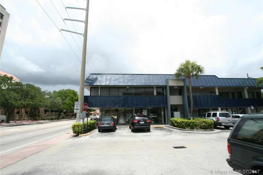 Exceptional office lease opportunity on SW 8th Street and 37th Ave across the street from Douglas entrance.  Maximum exposure with an annual average daily traffic count of over 40,000 cars! This 600 sq ft office space has an open layout and is suitable for a variety of office uses. The building features 100 feet of frontage on 8th Street. Ample parking for all your customers. Lowest price in the area. $1600 per month, electric included.