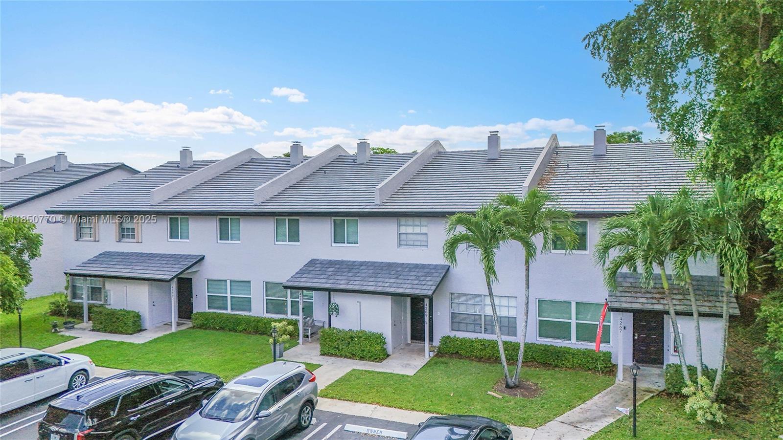 Just Gorgeous! 3 bed 2.5 BA Townhome approx. 1800 SF in Coral Springs. Tucked away in a quiet community of only 10 townhomes. Minutes from the Sawgrass Expressway. Thoughtfully updated over the years, the home features new flooring and baseboards throughout, impact windows, and a 2024 roof. The kitchen boasts quartz countertops, modern lighting, and an open feel. Custom closets provide optimal organization. Enjoy outdoor living on your private back deck. A/C unit (2018) and owner replaced ductwork with additional attic insulation. The building exterior was freshly painted in 2023. Many other upgrades throughout. 2 assigned parking spaces. Pet-friendly community. Move-in ready and rarely available!