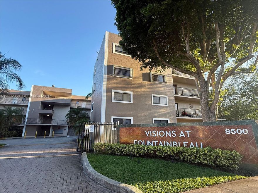 This beautifully and tastefully remodeled 2 bedroom and 2 bathroom. Come and see this spacious and centrally located apartment today. The unit has tile floors all throughout. New kitchen, plenty of closet space, large balcony with full size WASHER AND DRYER INSIDE THE UNIT. This unit is perfect for a family. 2 secured parking spaces and plenty of guest parking. CLOSE TO MAIN HIGHWAYS, FIU AND TTHE AIRPORT. DON'T MISS OUT ON THIS OPPORTUNITY. EASY TO SHOW.
