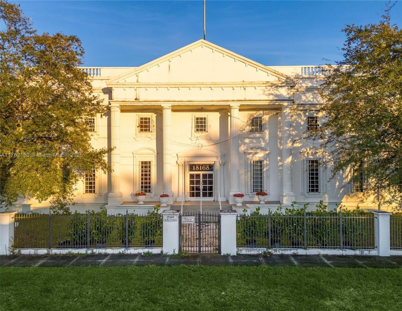 A completely remodeled true Miami Lakes landmark, the White House replica by the Palmetto Expressway stands out with its iconic architecture and prime location. This distinctive property offers a unique opportunity for businesses seeking a prestigious and recognizable space. More than just real estate, it makes a bold statement, blending history, elegance, and unparalleled​​‌​​​​‌​‌​​​‌‌​​​‌‌‌​​‌​​‌‌​​​​ visibility.