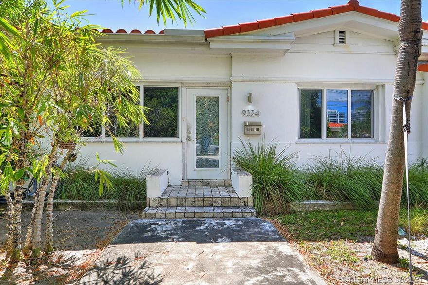 Surfside beach home with a guest cottage!!! This well-kept 3 beds & 3 baths plus garage (main house is a 2/2 & guest cottage is 1/1 w/ separate entrance) is only 3 blocks from the beach! Features include a spacious floor plan, living & dining areas that overlook the lushly landscaped backyard with room for a pool, updated kitchen that opens up to a bright dining room, a large master suite w/ seating area, IMPACT windows & doors & a newer roof. Experience living in Surfside where you can walk to the beach & houses of worship. You are automatically a member of the Surfside Beach + Pool club for free! Additional features include updated electrical & plumbing, remodeled bathrooms, Bamboo & travertine floors throughout & tons of closet space. Easy to show.