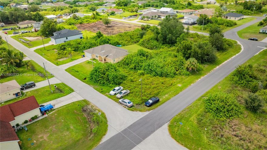 Exclusive Variable presented by Sunland Real Estate: Seize the opportunity to own a stunning corner quarter-acre (.25 acre) lot in the heart of Lehigh Acres, Lee County's rapidly expanding residential community. Perfectly situated minutes away from East LaBelle and Fort Myers, this prime parcel of land is ready for development. Enjoy the convenience of being close to major highways while nestled in a growing area known for its vibrant community and natural beauty. Whether you're looking to build your dream home or seeking an investment in a flourishing location, this lot presents an unparalleled chance to create something special in Southwest Florida.