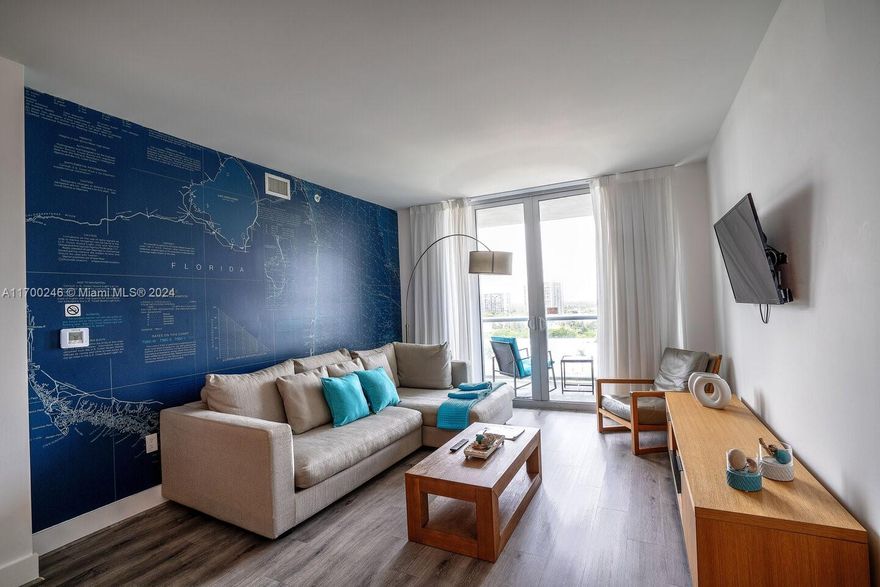 Spectacular spacious 2-bedroom 2-bathroom oceanfront condo located in BeachWalk. The unit is beautifully furnished and move-in ready. Enjoy the luxurious location! The building features a pool, 24-hour Fitness Center, beach shuttle, and beach services (chair and umbrella). Amazing views from the balcony. Great unit for investors as well, stay in unit when it's not making you money!