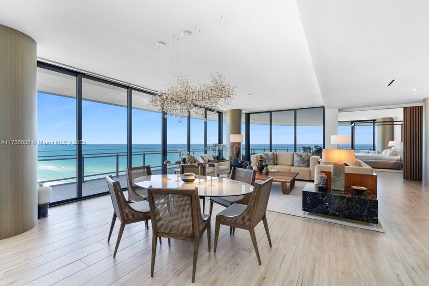 Residence 1601, located in one of Miami's most coveted buildings, offers an unparalleled living experience with breathtaking, unobstructed ocean and city views. This rarely available 4-bedroom, 3.5-bath home is delivered furnished and features eastern and northern exposures, seamlessly blending indoor and outdoor living. Floor-to-ceiling glass walls fill the space with natural light, while an expansive terrace showcases stunning panoramas. With modern finishes that enhance its effortless elegance, this residence presents a rare opportunity. Eighty Seven Park is situated close to world-class dining, shopping, and entertainment, and offers five-star amenities, including a full-service spa, two pools, private beach service, a fitness center, and an on-site restaurant.