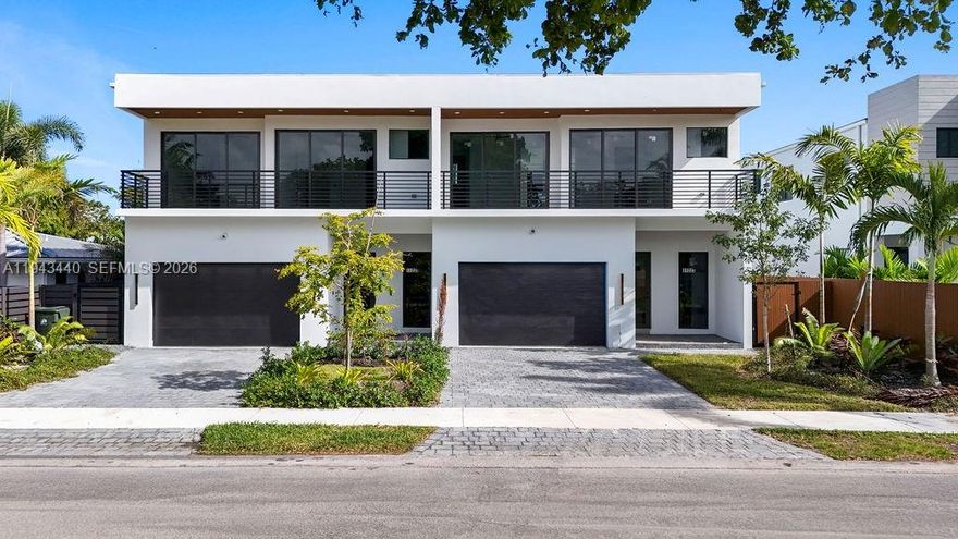 Exceptional new construction luxury townhome in the heart of Lake Ridge / East Fort Lauderdale. Final release—the last opportunity to own one of only four custom-built residences in one of Fort Lauderdale’s most desirable neighborhoods. Prime location just minutes to the beach, Las Olas Boulevard, and Downtown Fort Lauderdale.

This architecturally striking home offers approx. 2,800 SF under air and showcases elevated modern design with top-tier finishes throughout. Interiors feature large-format Italian porcelain tile, a show-stopping porcelain chef’s kitchen with seamless custom cabinetry and built-in JennAir appliances, and a dramatic floating staircase that anchors the space.

Designed for today’s lifestyle, the residence includes a first-floor bedroom, private balconies off every bedroom, expansive impact glass sliding doors, and a rare 2-car garage—an increasingly scarce feature in East Fort Lauderdale.

The outdoor living experience rivals single-family homes, offering a private resort-style pool, summer kitchen, and a true usable backyard. Unique to this home is a private wellness retreat complete with sauna and cold plunge. Smart-home features include a pre-wired 3-zone audio system, security camera system, Ring doorbell, and Nest thermostat.

Nothing compares at this price point in Fort Lauderdale.
Ultra-rare product. Premium location. Limited availability—this home will move quickly.