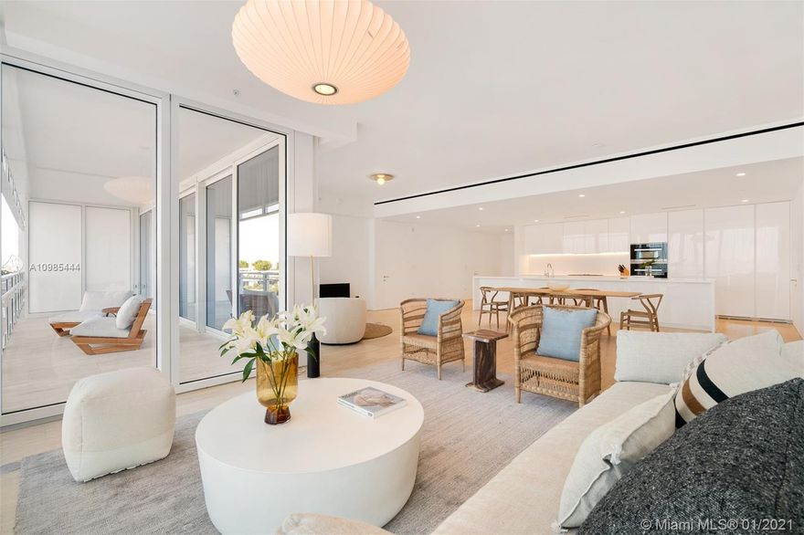 Enjoy FOUR SEASONS LIVING from this Spectacular & Spacious 2 Bed, 2.5 Bath CORNER RESIDENCE at The Surf Club with SUNSET SKYLINE VIEWS of Downtown Miami, Biscayne Bay & Indian Creek. Features: Furnished, built-in shades & closets completed, Travertine flooring, Richard Meier-designed kitchens by Boffi, SubZero &Miele appliances, gas cooktop, millwork & cabinetry throughout designed by famed interior designer & more. Enjoy the ART OF HOSPITALITY by Four Seasons with à-la-carte services including 24-hr concierge, in-room dining, housekeeping, & more. Property: 4 pools & beach (fully serviced), residents-only fitness centers, 2 restaurants including Thomas Keller restaurant, Four Seasons spa, 2 shops, & more. CALL LISTING OFFICE FOR MORE RESIDENCES AVAILABLE FOR SALE OR RENT AT THE SURF CLUB.