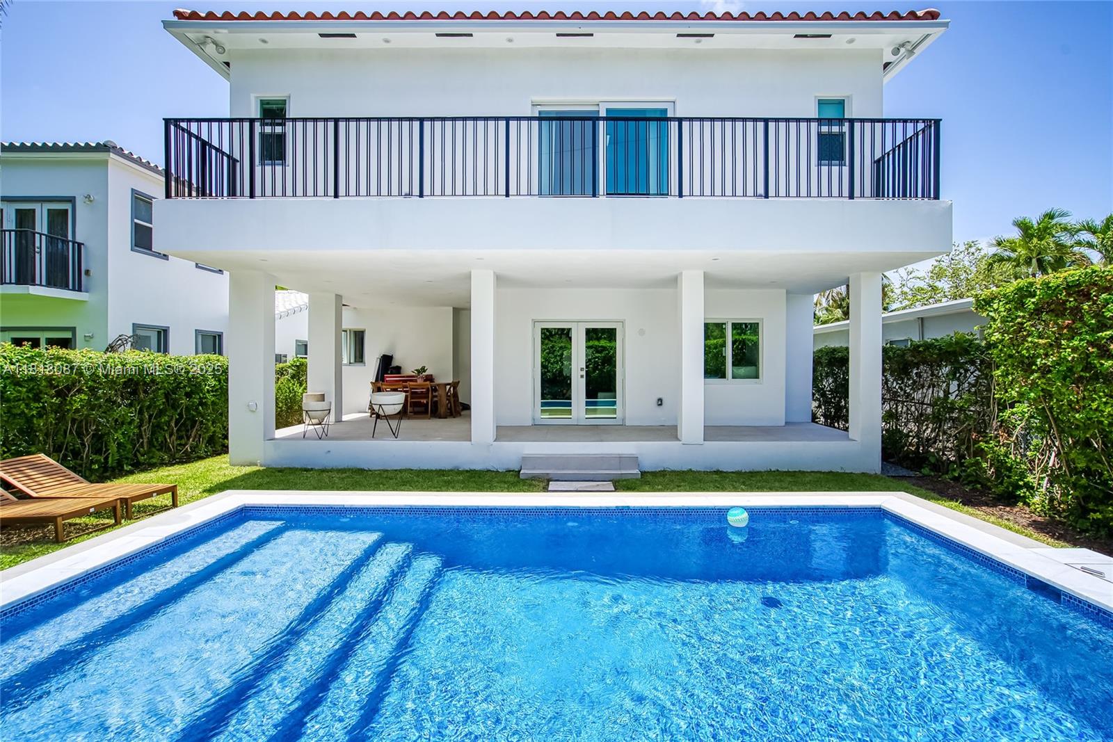 Fully renovated 5-bed/ 3-bath home nestled in the heart of the prestigious Lakeview neighborhood of Miami Beach. This elegant residence offers the perfect blend of modern luxury, comfort & privacy. 2,915 sq ft total area including a large covered terrace & inviting front porch; 2,352 sq ft under AC with a thoughtfully designed open layout. Brand-new 2nd floor featuring an expansive primary suite with a private terrace overlooking the pool, walk-in closet & a spa-style bathroom. Gourmet kitchen with gas stove. New BUR roof with clay tiles, updated plumbing & automated entry gates. 2 brand-new A/C units. Tiled flooring. New pool. Whole house water filtration system. All exterior doors & windows are hurricane-impact. Walking distance to top-rated schools, places of worship, shops & more.