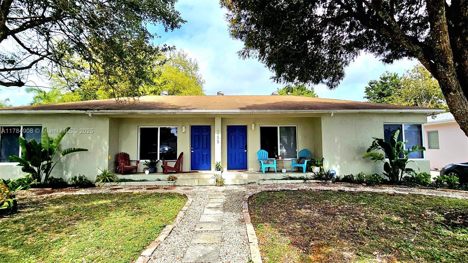 Charming Multi-family Property with live-work space or guest cottage.Discover a unique investment or lifestyle opportunity with this versatile multi family property perfectly suited for homeowners, investors or those seeking a combined live-work solution. This well maintained property offers comfortable living spaces new kitchens and baths along with washer and dryers in each unit. Ideal for generating rental income and multi generational living. featuring a large backyard and a detached cottage or flexible office space the possibilities are endless. This savvy investment property which is currently generating 8k month is ideally located in the Biscayne park, Miami shores corridor and a short walk to Miami country day and Barry University.