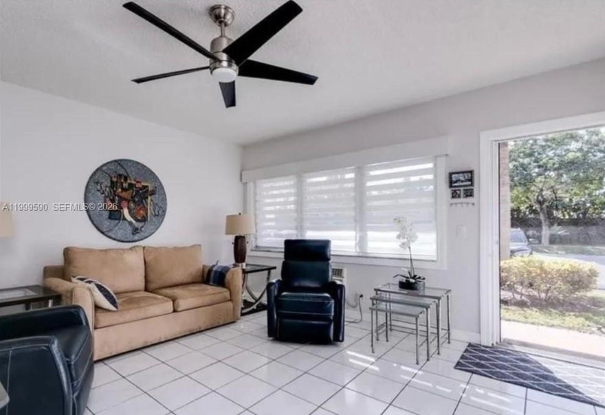 Move in Ready! Unit with Lake View sold with Furniture! Enjoy the water view with your morning coffee or your afternoon cocktail. All furniture stays. This unit has new impact windows and doors installed recently.  55+ community with clubhouse, library, small gym, billiard, pool , BBQ, and public park.