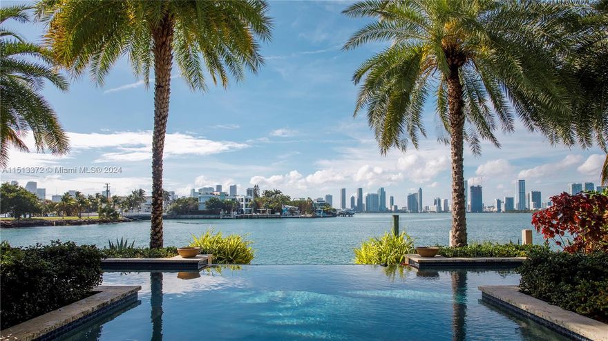 DOUBLE LOT!!! Located in the prestigious Venetian Islands, this stunning waterfront property offers breathtaking views of Biscayne Bay and Downtown Miami. The modern and spacious 3 bedroom, 3.5 bathroom home features an open floor plan, gourmet kitchen with Wolf appliances, an expansive outdoor living space, 120 ft of water frontage with a pool, summer kitchen and cabana bath, perfect for entertaining. The large master suite boasts a spa-like bathroom, an ample closet space and a separate den/office space. The property also includes a private dock, swimming pool, and a 6-car garage (3 car lifts). With its prime location just minutes away from South Beach, Downtown Miami, and the Design District, this is the perfect home for anyone looking to enjoy the best of Miami living.