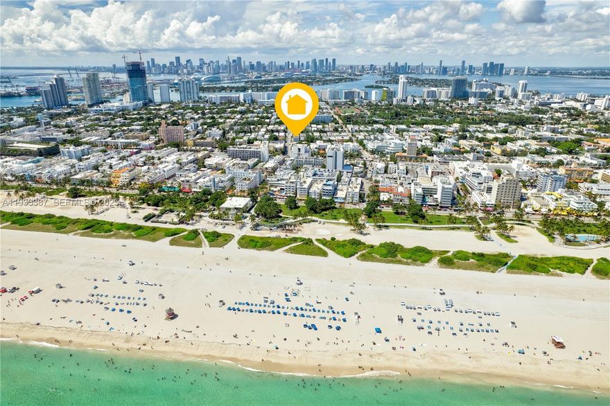 Priced to sell. Excellent opportunity to own in South Beach. Only 3 blocks from the beautiful beaches of famous South Beach. Beautiful Studio in a small 3-story corner building. The apartment is very bright with lots of natural light coming through the windows. Large walking closet. Dining area between kitchen and main area. Freshly painted and the natural wood floors recently sanded and polished looking beautiful, like new. Laundry facility in the building but can connect washer & dryer inside apartment. This typical South Beach building is located in the most convenient and well sought location at the center of legendary South Beach where all the trendy and exclusive restaurants, bars, night clubs, and all kind of services and stores are located within walking distance. Medical centers, super markets, community centers with everything that can be offered to residents from Day care services to Tennis courts and parks. Close to Lincoln Rd, Ocean Drive, Super exclusive South of Fifth area with fancy restaurants and South Point newer Pierre, parks, restaurants, and parade of cruise ships leaving Miami. The Cooperative is in full compliance with all laws, including SIRS (see attachments). Can't beat this extraordinary opportunity. Easy to see.