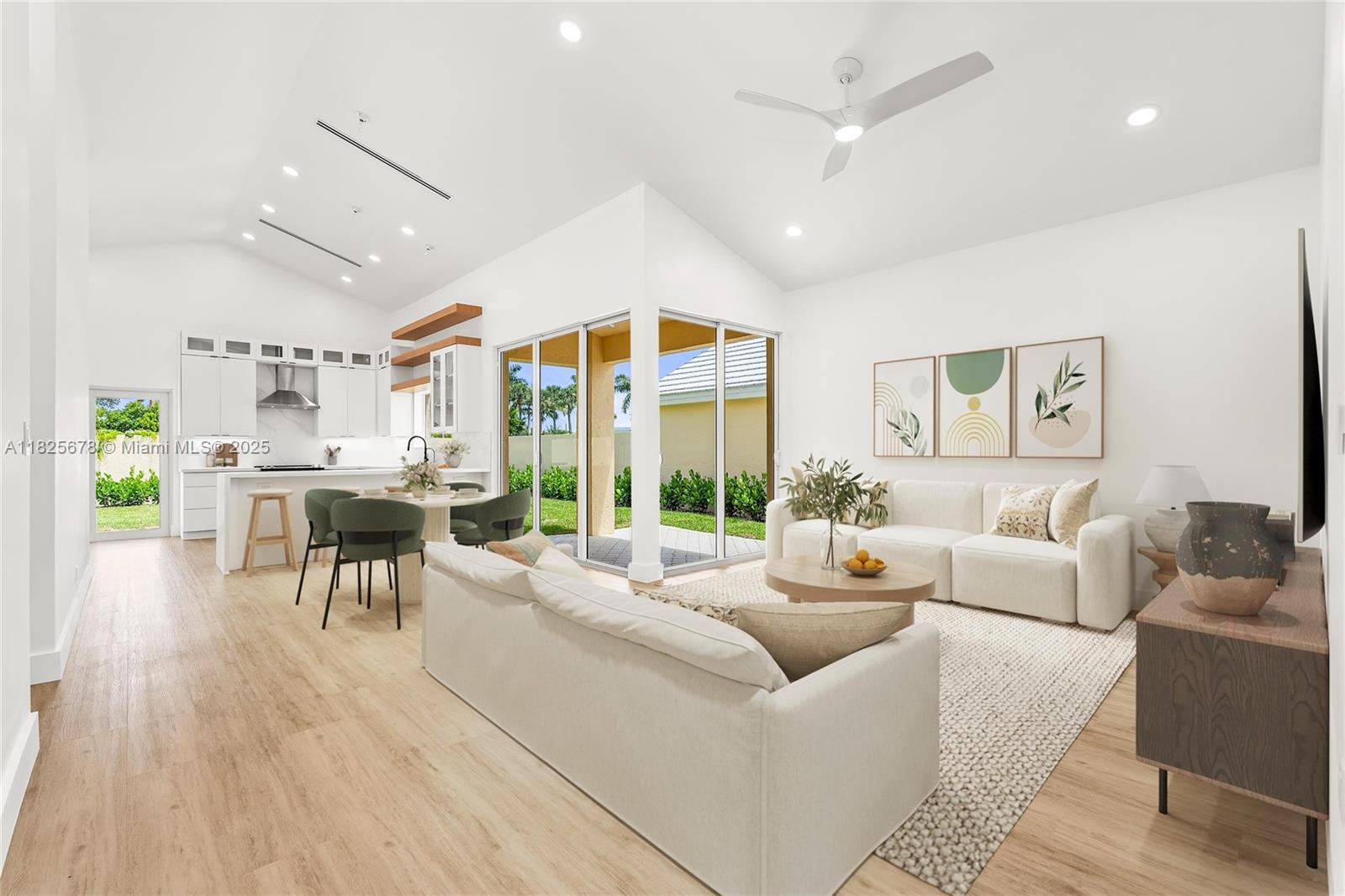 Unique opportunity to own a fully remodeled home in prestigious Breakers West. Every building element with the exception of the concrete block exterior walls and trusses are brand new: new roof/sheathing October 24' (10 year warranty), new attic insulation, A/C unit (5/10 year warranty) and all ductwork, linear diffusers, impact windows/doors 24', all plumbing lines & electrical wiring, garage door, all framing (metal studs) with fully insulated interior walls and 5/8” construction grade drywall throughout with full permits. Vaulted ceilings with elegant 8-ft interior doors. Stunning kitchen, features custom 9-ft cabinets, all-new appliances under warranty. Spa-like bathrooms finished in rectified porcelain tile. Primary suite with walk-in closet. A true turnkey. Plenty room for a pool!