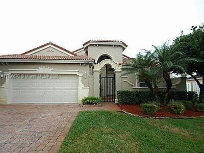 Rental Property at 18785 Sw 29th St 18785, Miramar, Broward County, Florida - Bedrooms: 4 
Bathrooms: 3  - $4,300 MO.