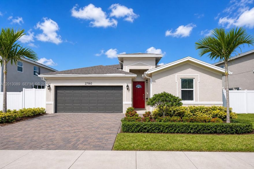New construction single-family home in one of Homestead's most sought-after neighborhoods! This move-in-ready 3-bedroom, 2-bathroom home offers a bright open-concept layout that seamlessly connects the living, dining, and kitchen areas — perfect for everyday living and entertaining. The spacious kitchen provides ample cabinetry and counter space throughout. All three bedrooms are generously sized with great closet space. Outside, enjoy a rare side gate with direct access for your boat or RV — a feature buyers in South Florida truly value. The expansive backyard offers plenty of room for the kids to play and is ready for your future pool. Situated in a safe, quiet, and well-established neighborhood with pride of ownership on every block. No HOA. Conveniently located near top-rated schools, shopping, dining, and major highways including the Florida Turnpike and US-1. Minutes from Biscayne National Park and the Florida Keys. Do not miss this opportunity — schedule your private showing today! Fast approval to move in! *Some photos have been virtually staged for illustration purposes only.