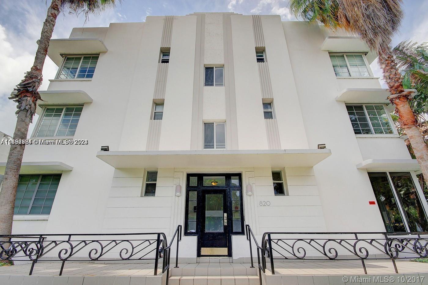 Property for Sale at 820 Euclid Ave 106, Miami Beach, Miami-Dade County, Florida - Bathrooms: 1  - $225,000