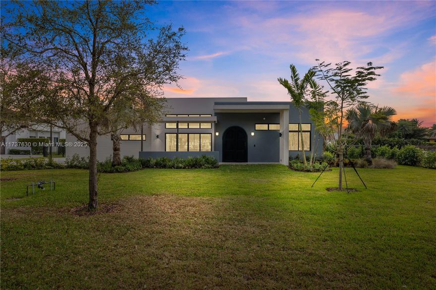 This stunning brand-new single-family home is nestled on 22 acres in the tranquil community of Oak Park.
Designed by the award-winning architects Sotolongo, Salman, and Henderson, it showcases breathtaking finishes and contemporary elegance. Featuring 5 spacious bedrooms and 5 luxurious bathrooms, along with 2 half­ bathrooms, this home is perfect for families of all sizes. The thoughtful layout includes a dedicated media/office room, ideal for remote work or cozy movie nights. Conveniently located just steps away from Davie's top schools, beautiful parks, and vibrant commercial centers, this residence offers an unparalleled lifestyle of comfort and accessibility. Don't miss your chance to make this exquisite property your own-embrace elegance and functionality in Oak Park today!